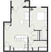1 Bed 1 Bath